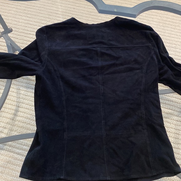 All saints 100% leather (suede) button down shirt - Picture 7 of 8